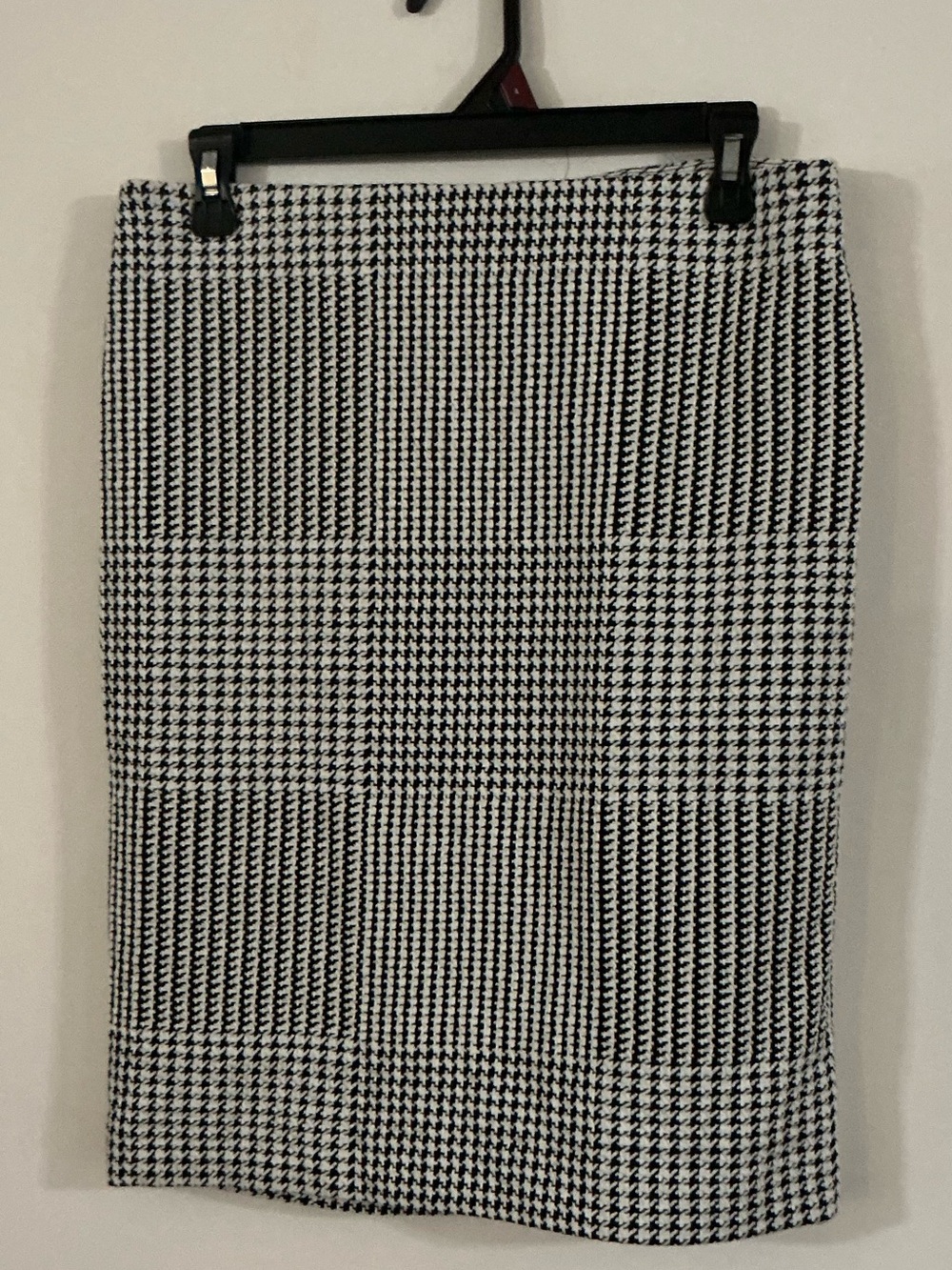 Philosophy Republic Black & White Houndstooth Pencil Skirt Size Medium